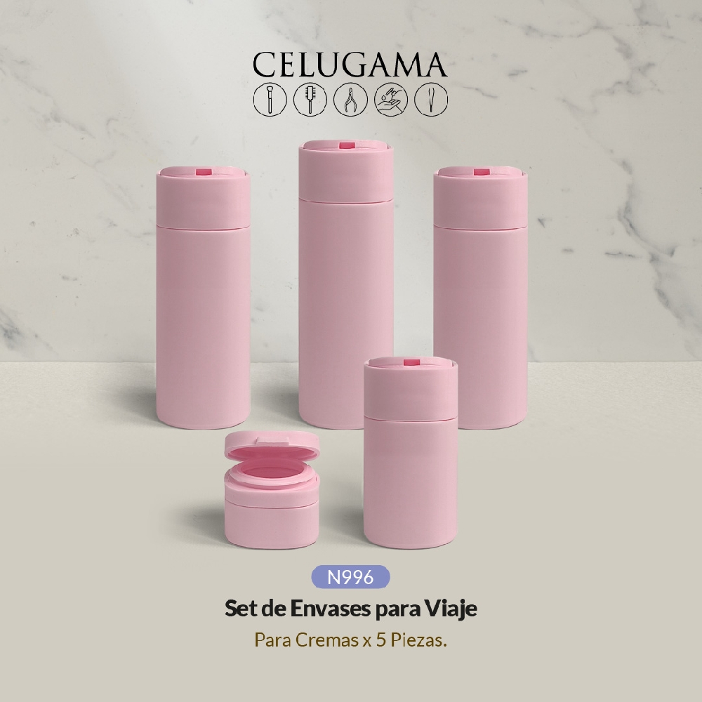 Set de Viaje 5 Piezas con Portacosmetico
