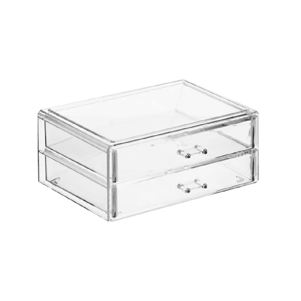 Organizador Acrílico con 2 Cajones