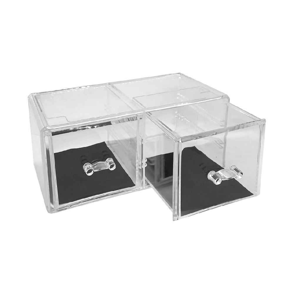 Organizador Acrílico 2 Cajones Grandes