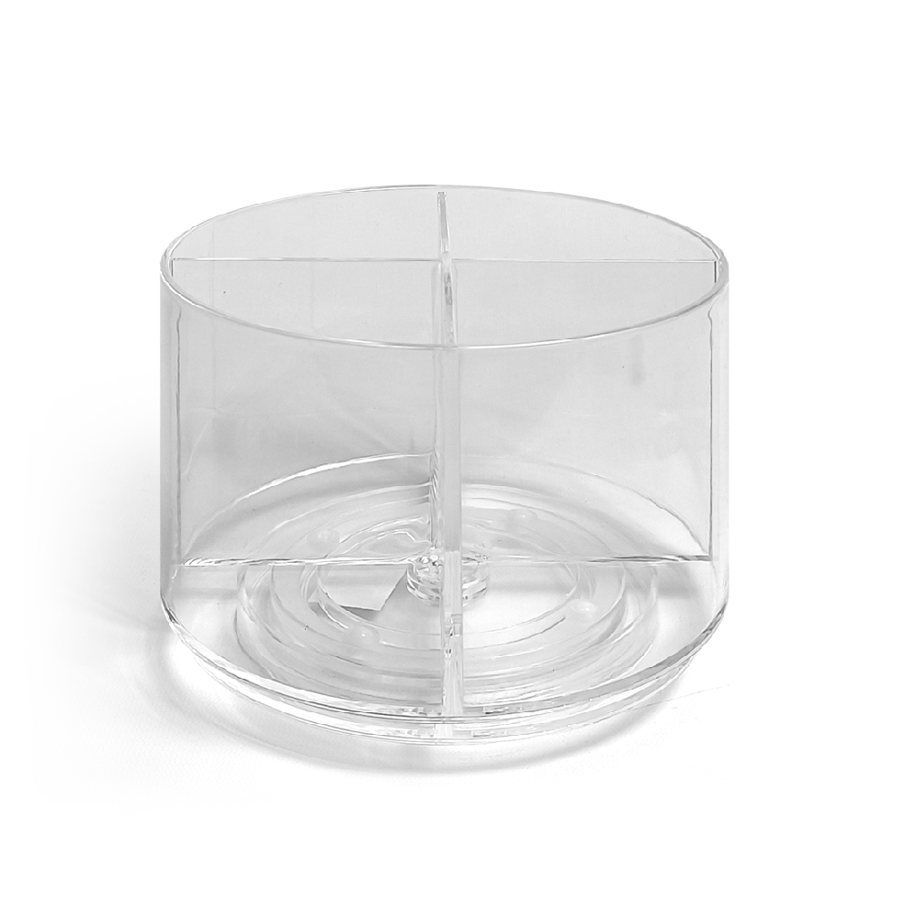 Organizador Giratorio Acrílico Circular 15,3 x 10 cm