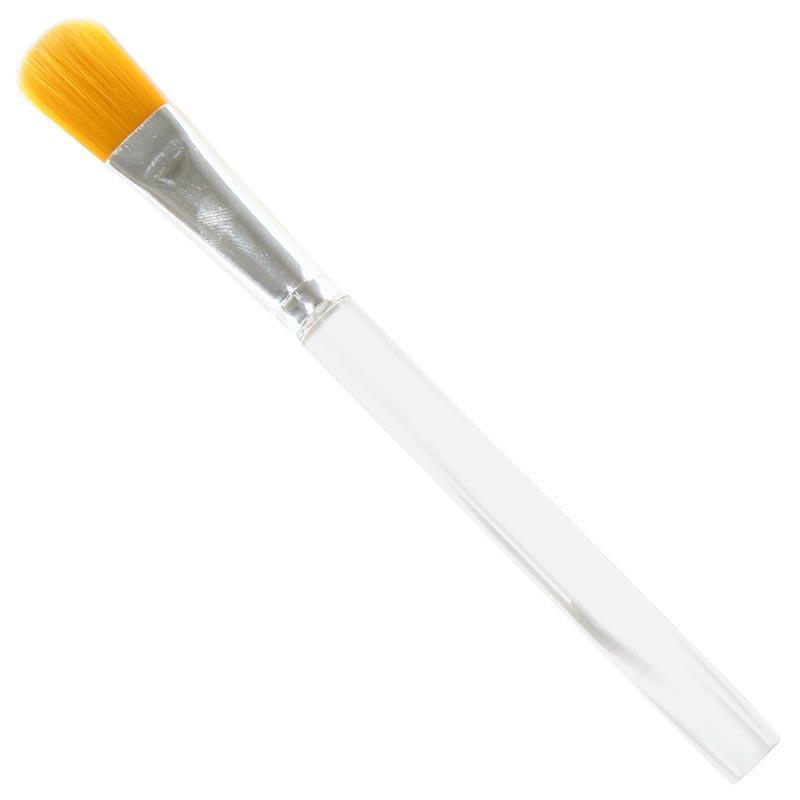 Pincel Maquillaje Fluido/Mascarilla Taklon Oro