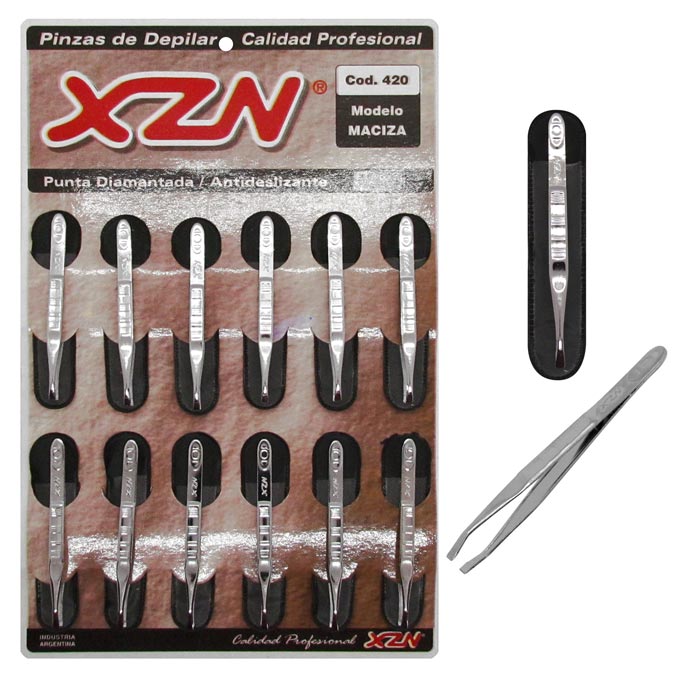 Pinza para Depilar XZN x 12u