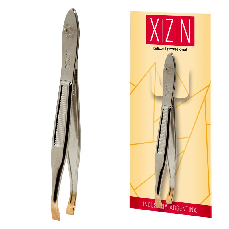 Pinza para Depilar XZN Punta Dorada
