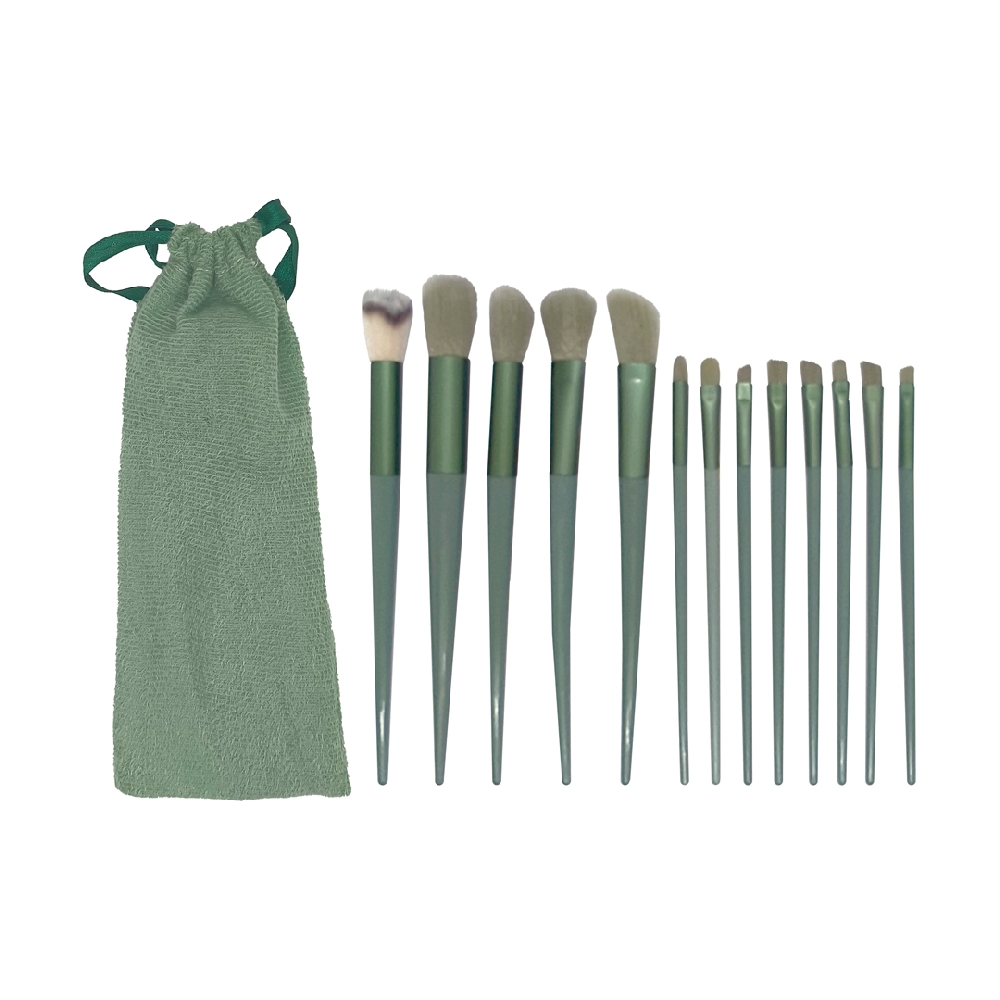 Set de Maquillaje Verde 13 piezas