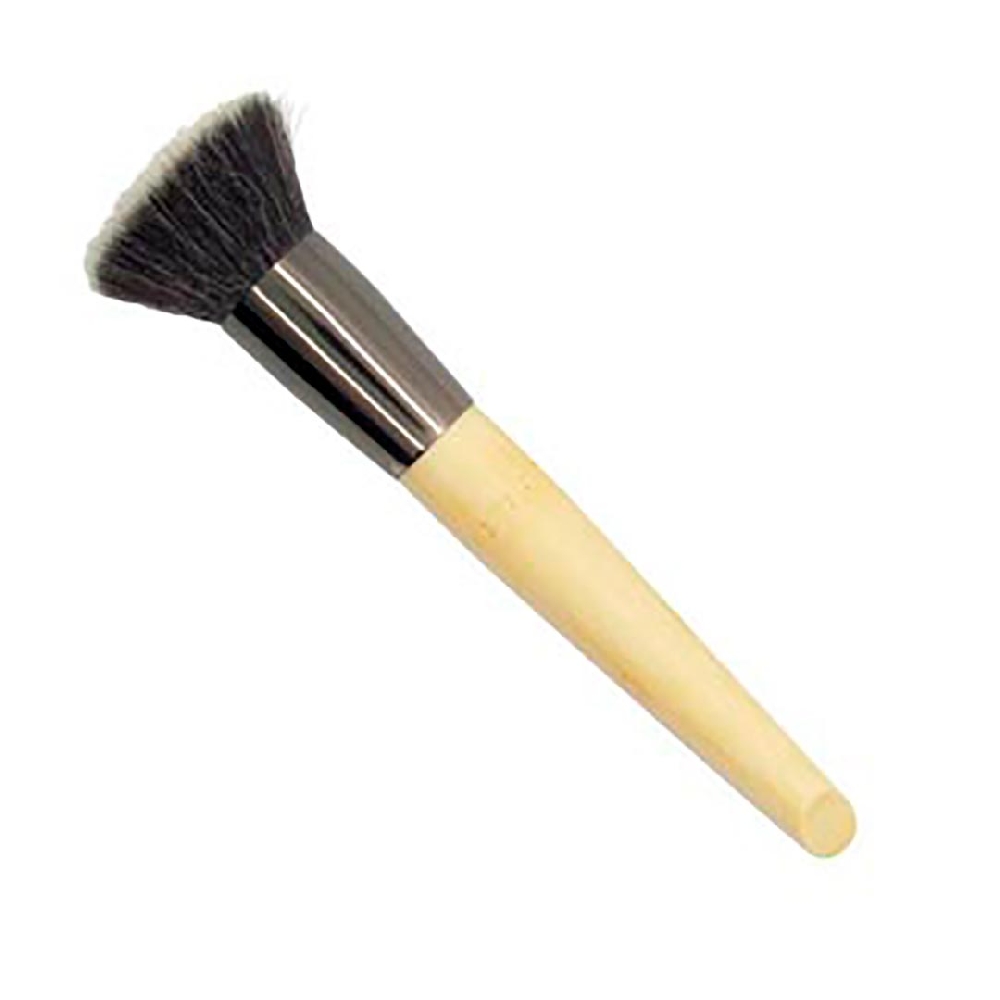 Brocha Plana Bamboo para Base