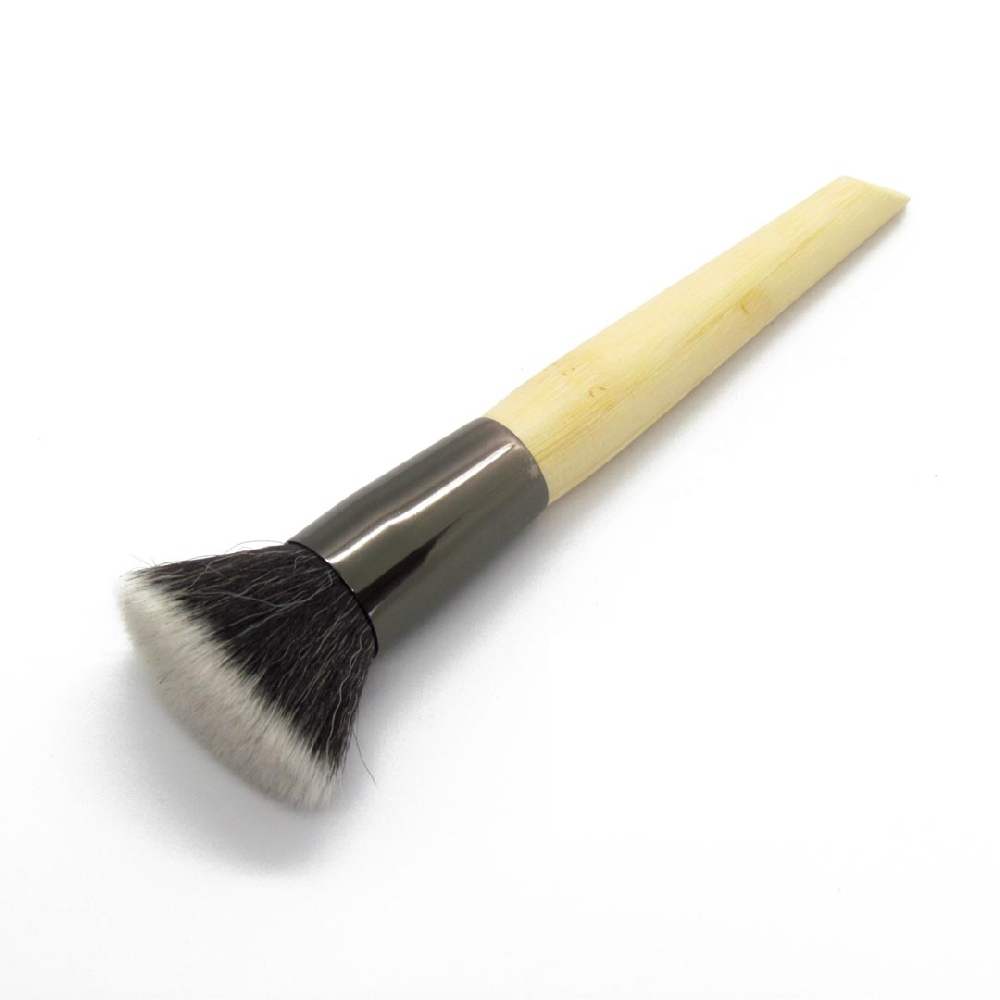 Brocha Plana Bamboo para Base