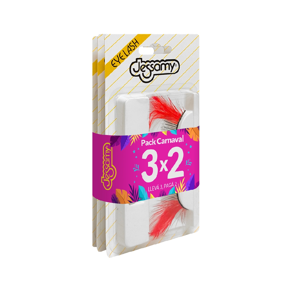 Pestañas Fantasia Pack Carnaval 3X2
