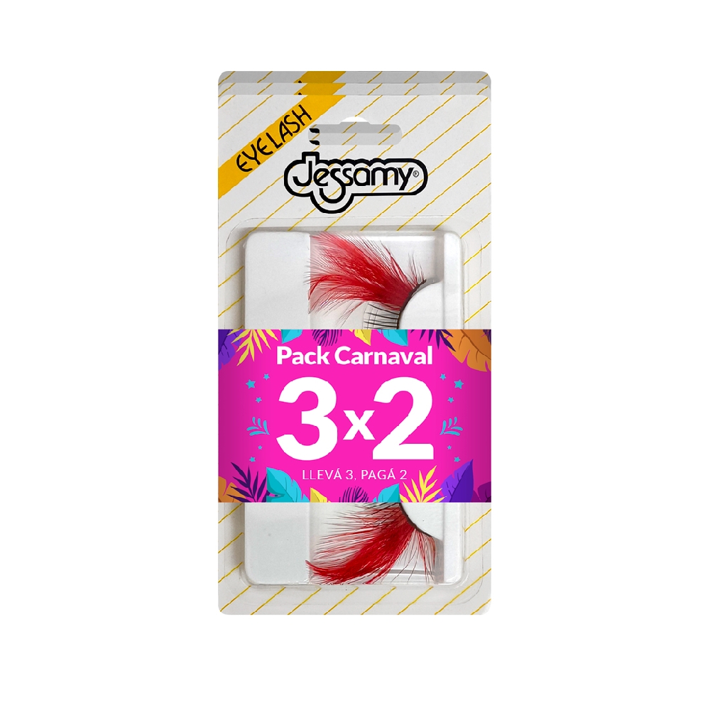 Pestañas Fantasia Pack Carnaval 3X2