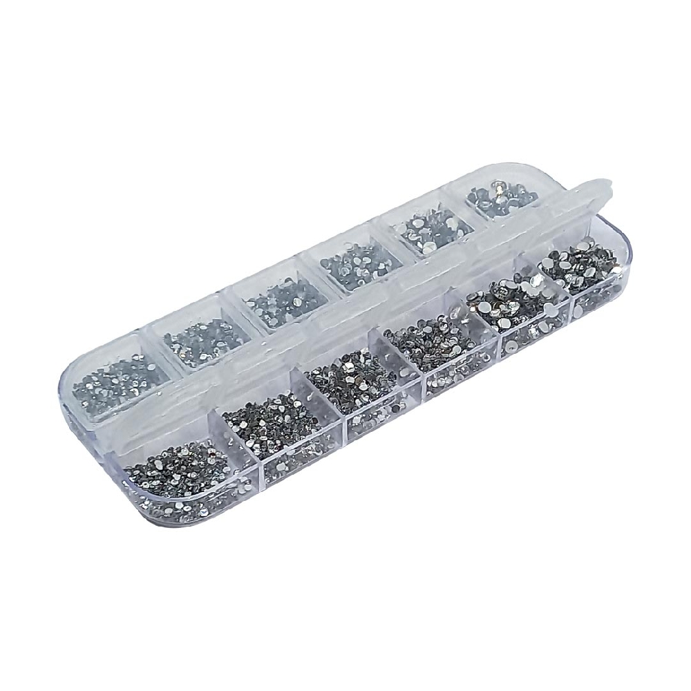Organizador con Rhinestone Plata