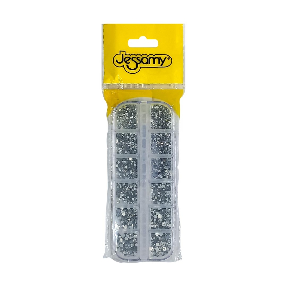 Organizador con Rhinestone Plata