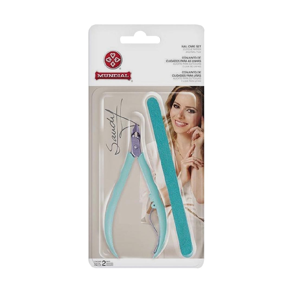MUNDIAL Kit Manicure Color 2 Piezas