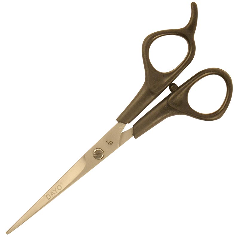 Tijera DAYO 6" Mango Plástico Microdentada