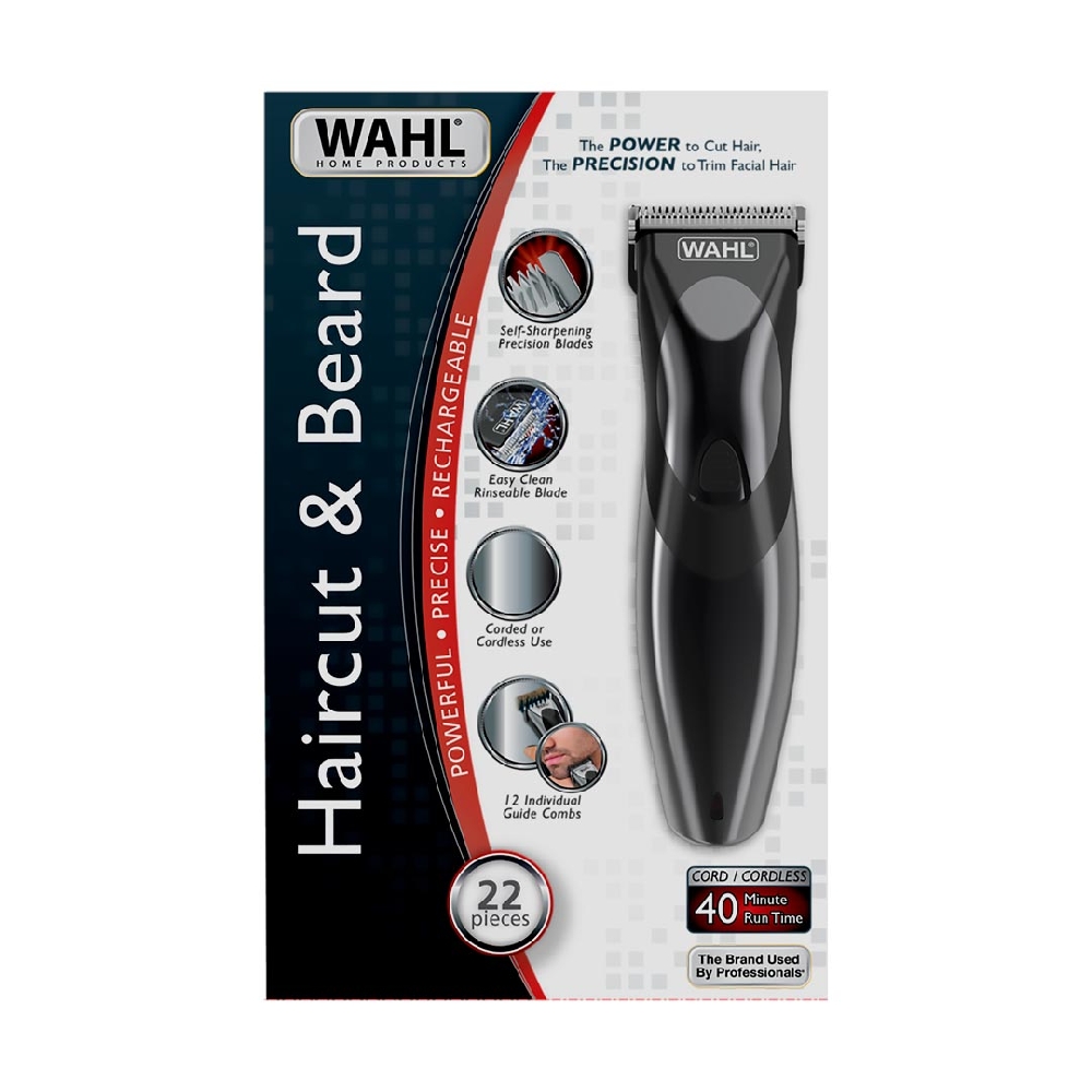 WAHL Máquina Haircut & Beard Recargable 22 Piezas