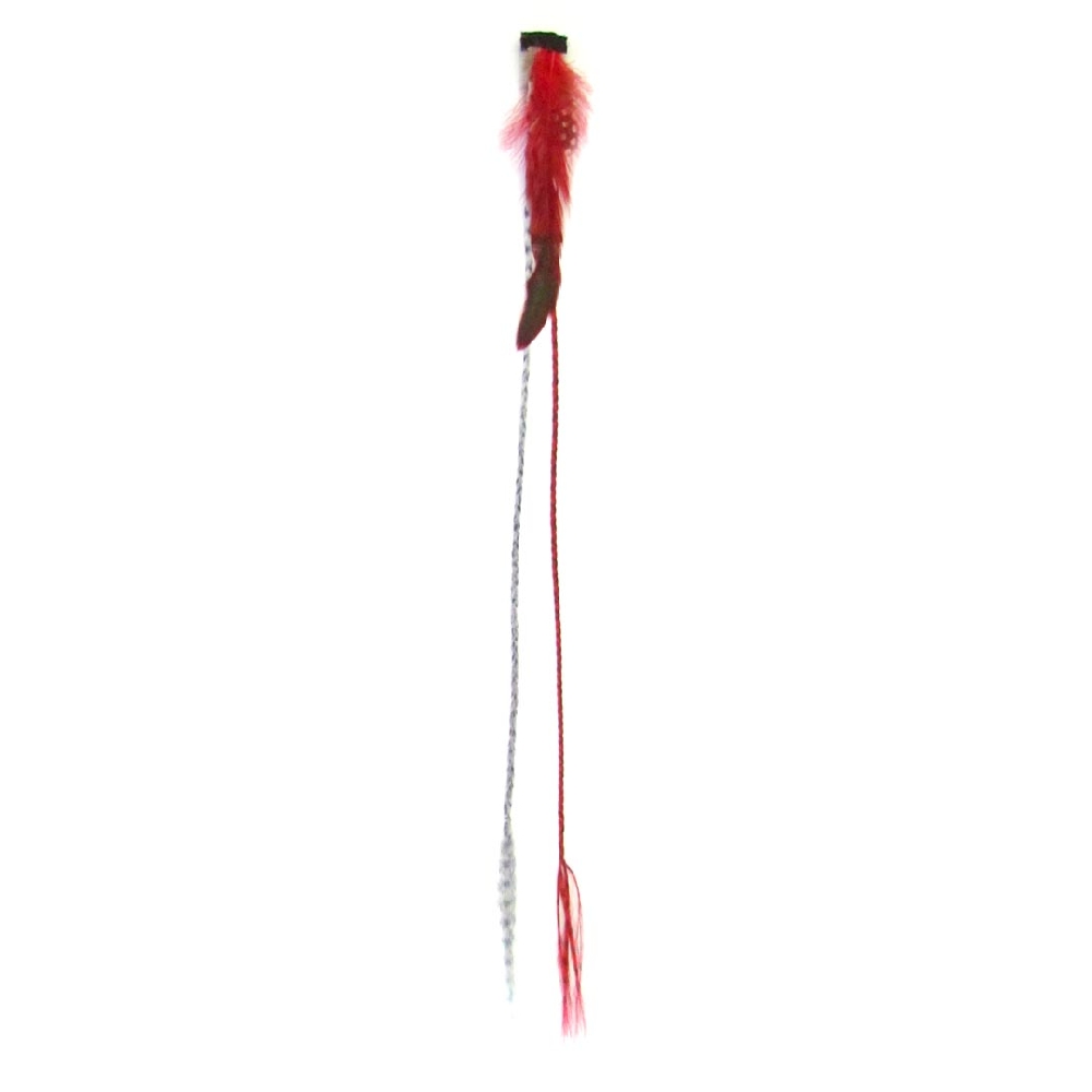Extension con Plumas y 2 Trenzas (N°4-5-6-7-8-9)