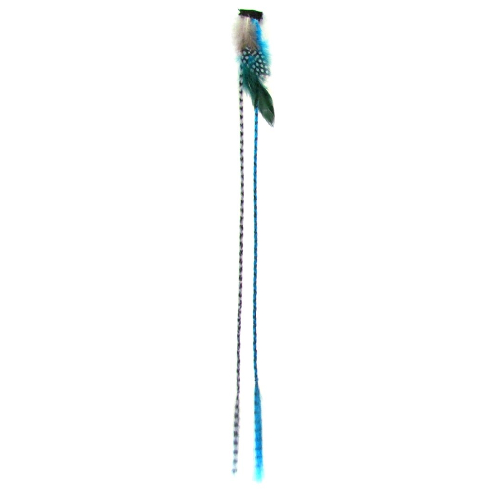 Extension con Plumas y 2 Trenzas (N°4-5-6-7-8-9)