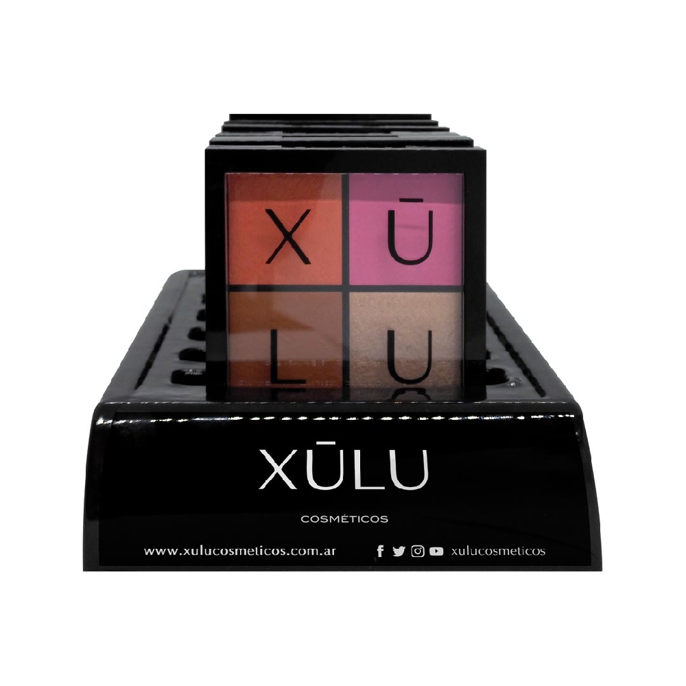 Exhibidor Bandeja Paleta Blush x 6 u