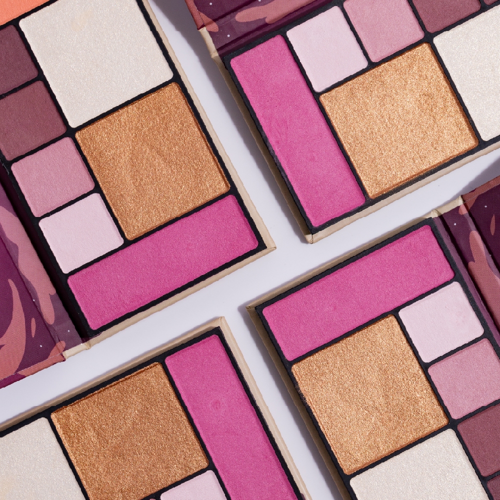 Paleta de Sombras, Iluminadores y Rubores Moonshine