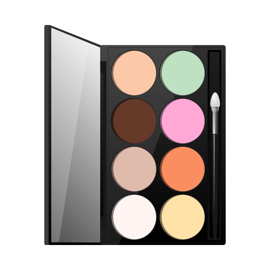 Paleta de Correctores 8 Tonos con Espejo