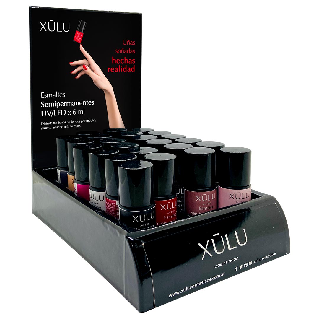 Exhibidor de Esmaltes Semipermanentes x 24 u