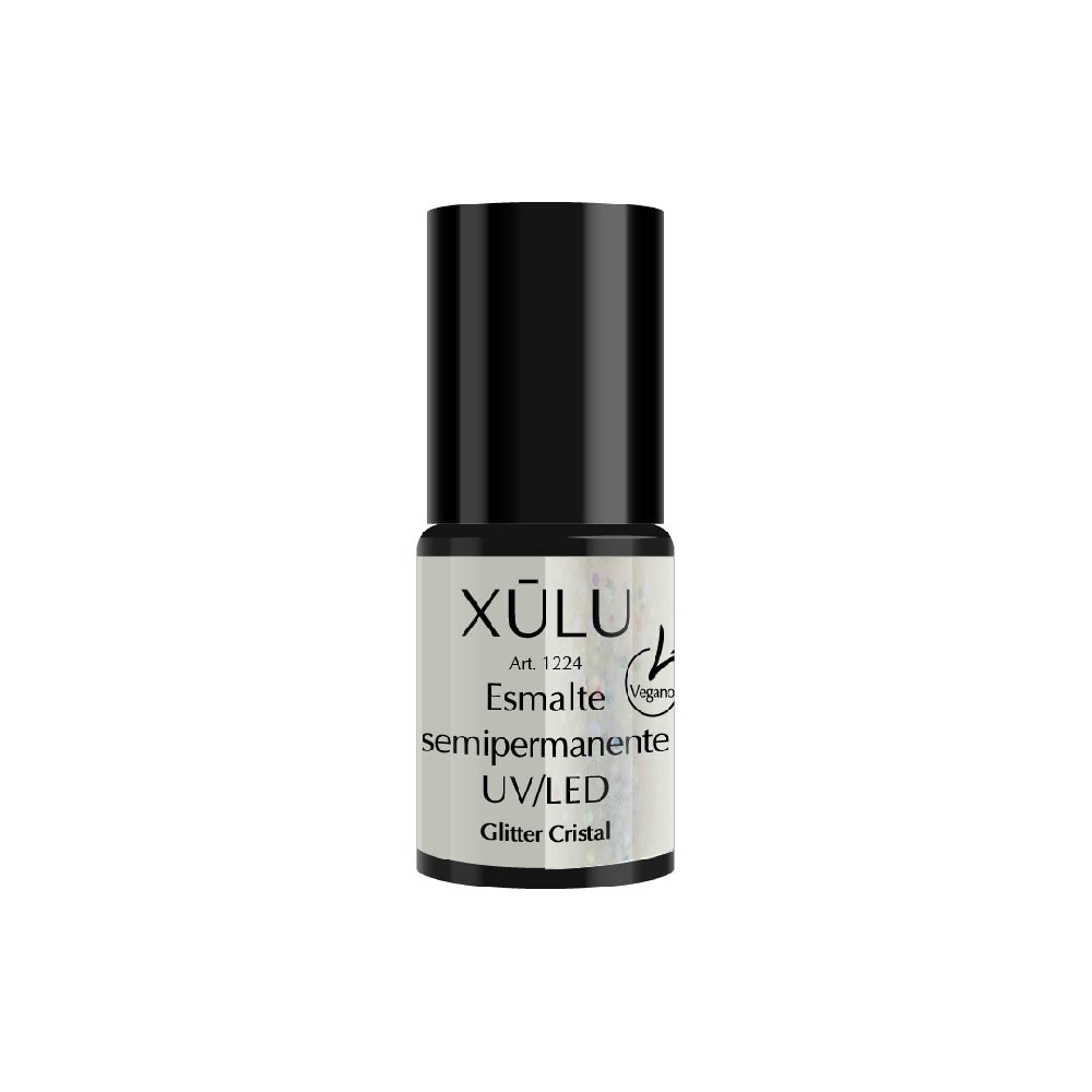 Esmalte Semipermanente UV/LED | 1224 | Glitter Cristal