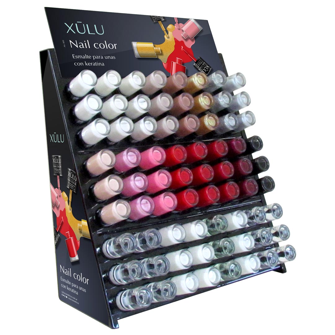 Exhibidor de Esmaltes Nail Color x 72 u