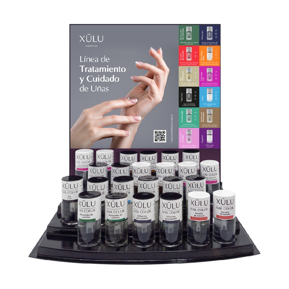 Exhibidor de Esmaltes Tratamiento Nail Color x 48 u