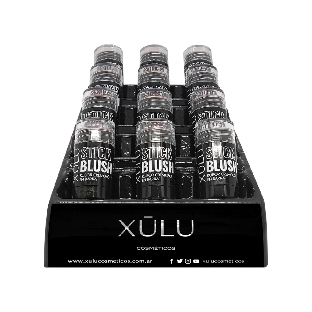 Exhibidor Bandeja Iluminador Stick Blush / Stick Glow x 24 u + 4 prob