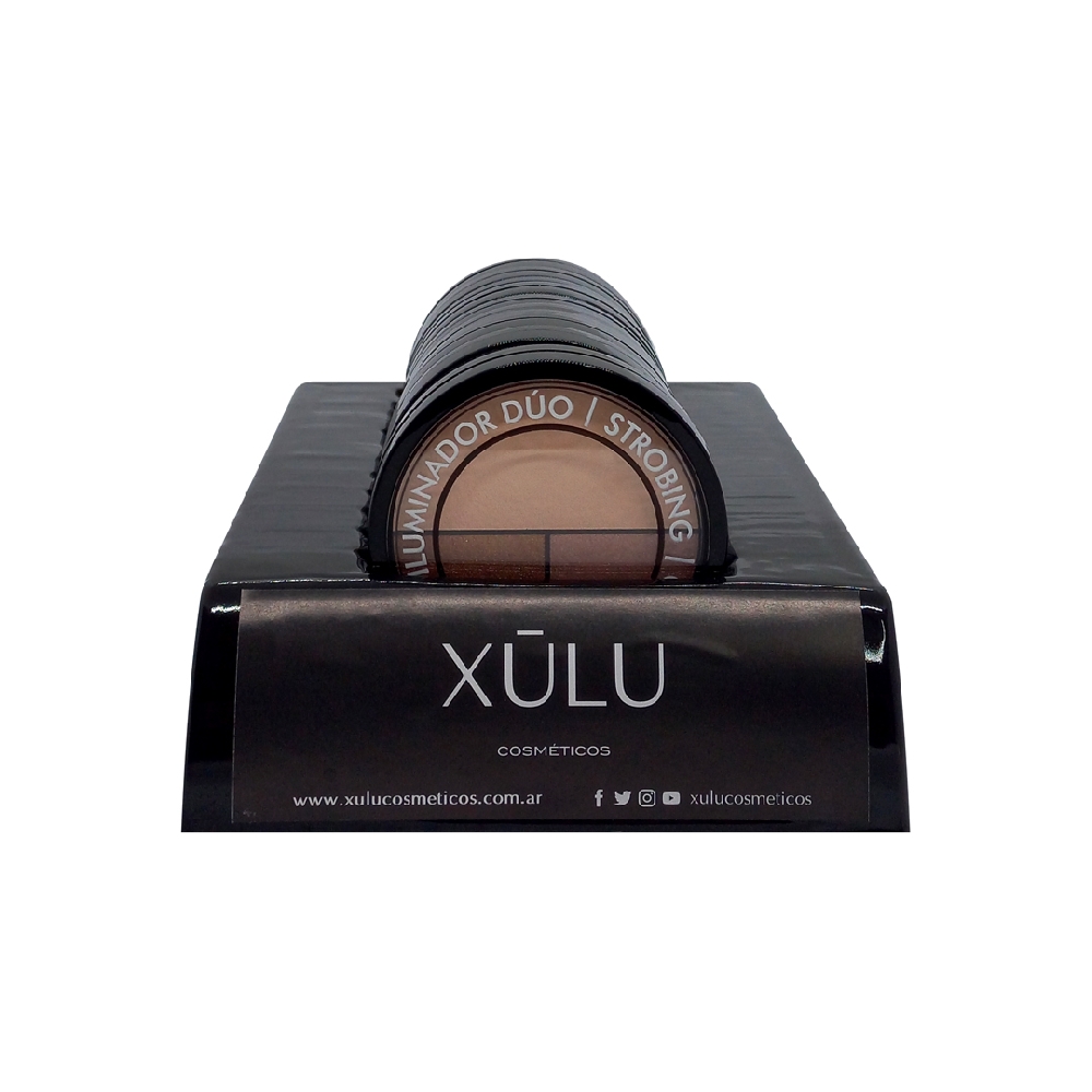 Exhibidor Bandeja Iluminador Strobing Duo x 12 u
