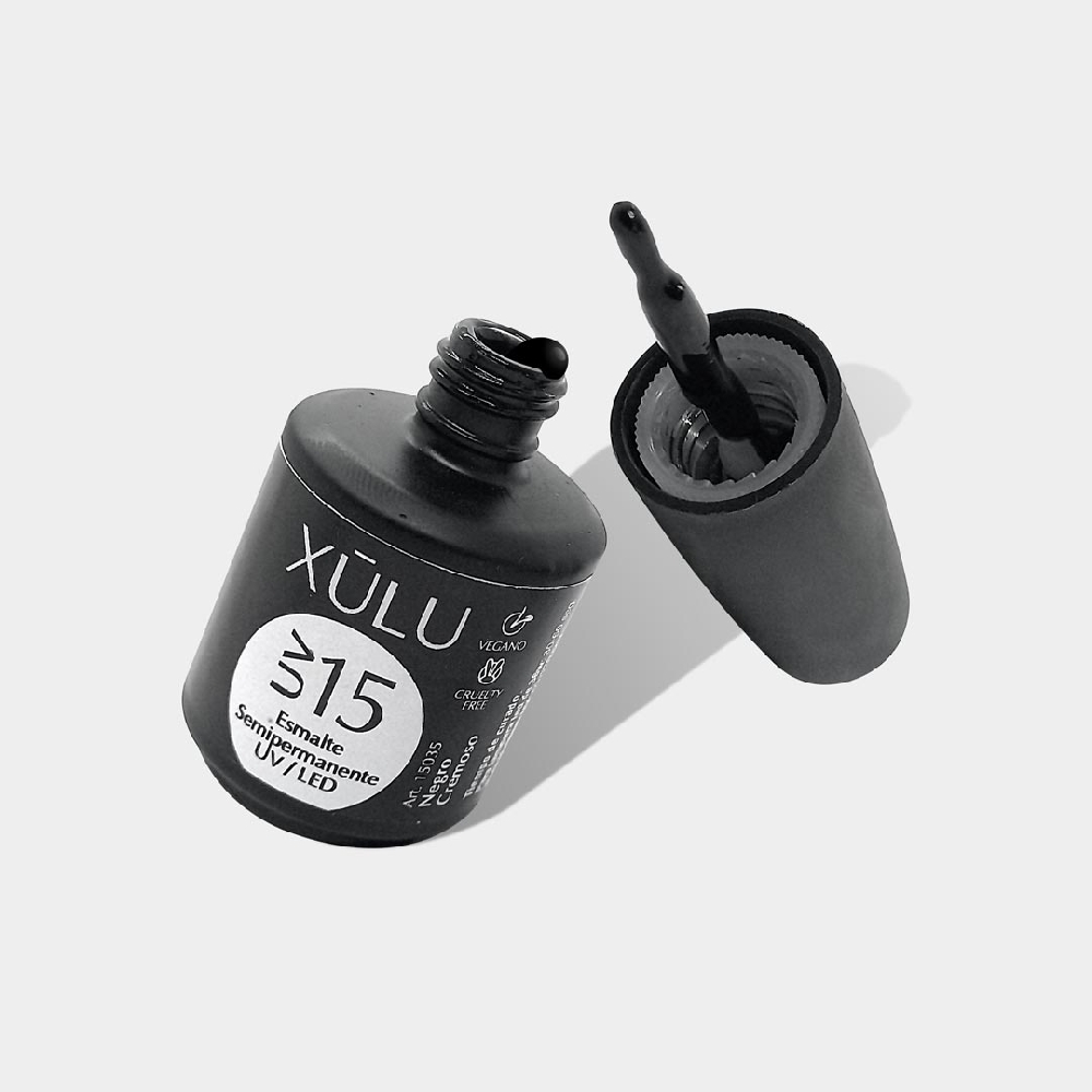Esmalte Semipermanente UV/LED | 15035 | Negro Cremoso