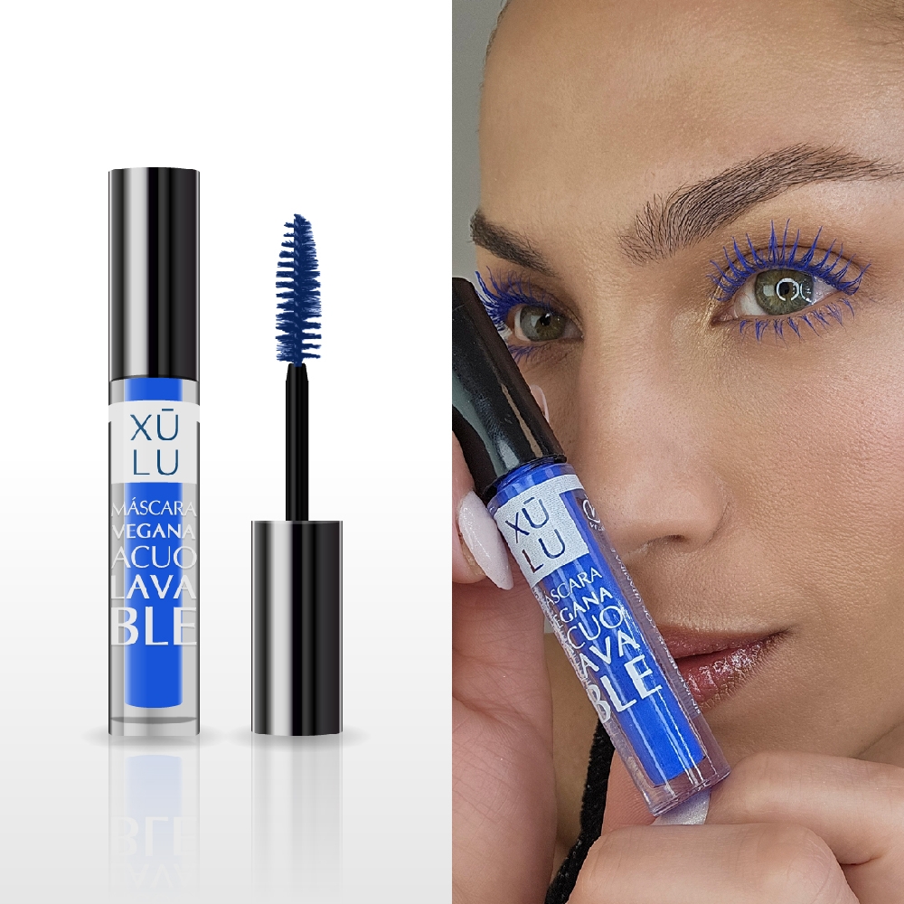 Máscara para Pestañas Vegana Acuolavable | 31504 | Azul