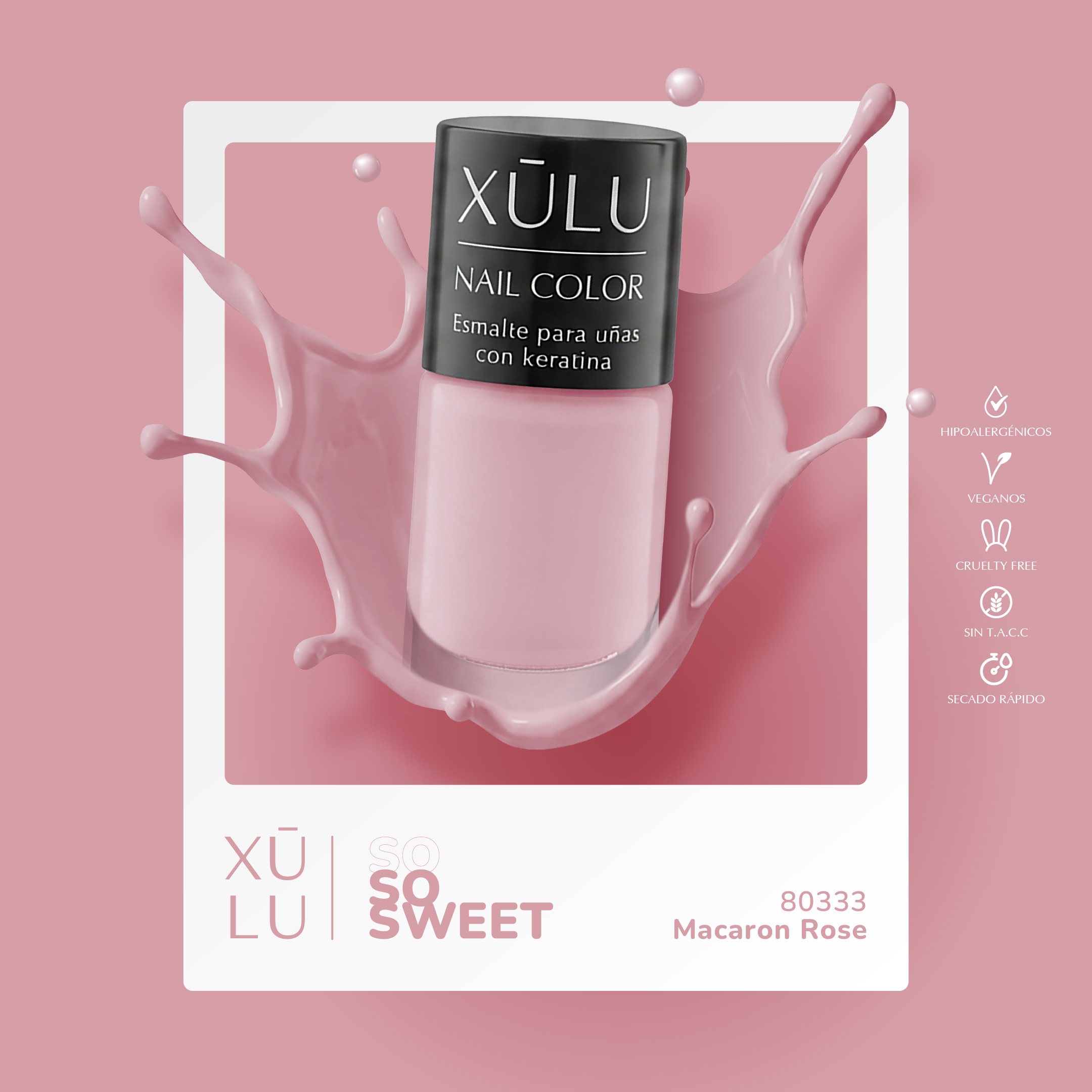 Esmalte Nail Color x 10ml | 80333 | Macaron Rose
