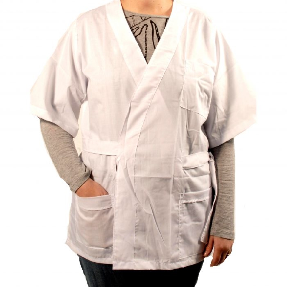 Chaqueta Tela Cruzada (Blanco)