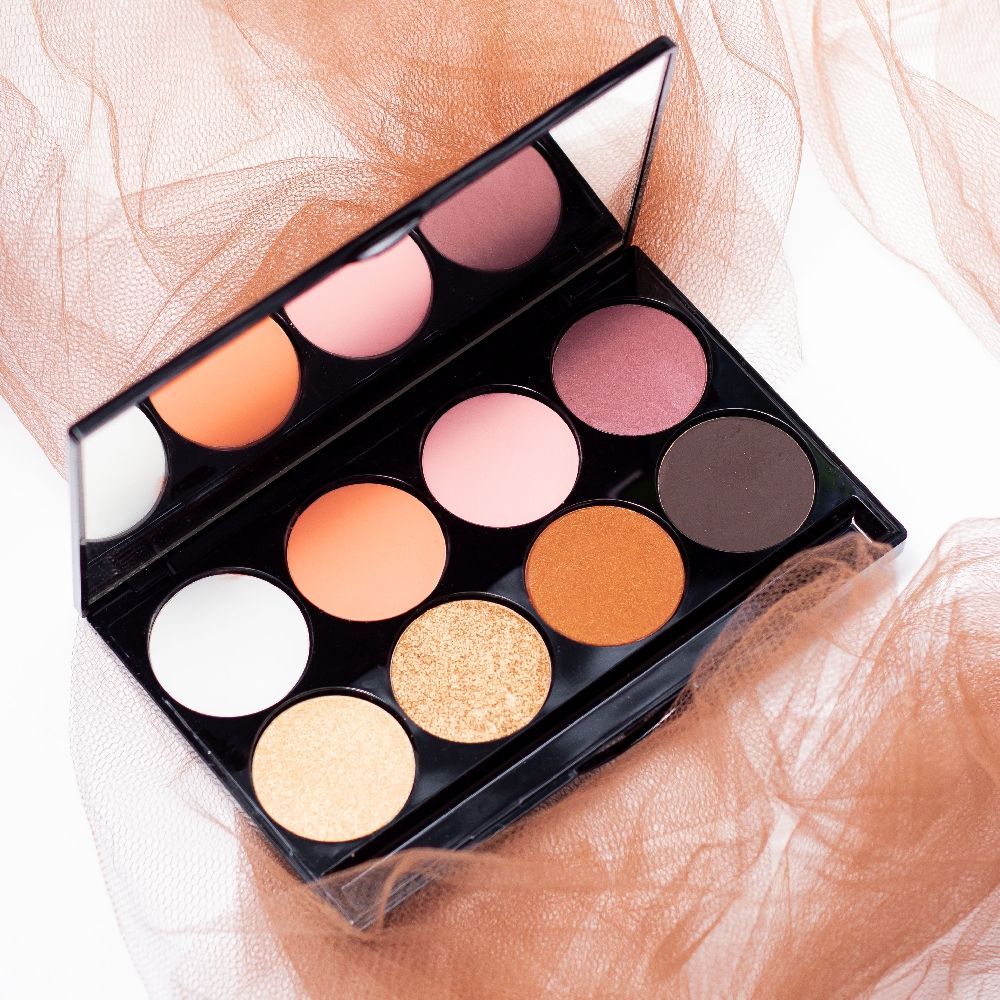 Paleta de Sombras 8 Tonos con Espejo